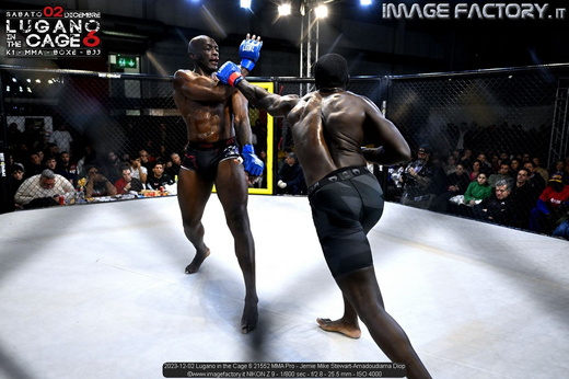 2023-12-02 Lugano in the Cage 6 21552 MMA Pro - Jemie Mike Stewart-Amadoudiama Diop